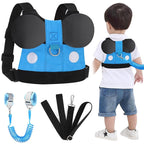 Accmor Toddler Leash Harness, Safty Harness Baby Leash Child Anti Lost Wrist Link, Cute Kids Harness with Walking Assistant Strap Belt Tether for 1-5 Years Boys/Girls to Zoo or Mall