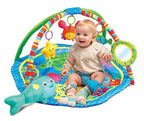 Baby Activity Play Gym Mats Ocean Park with Arches, Activity Toys, Animals Toys (L30 x W30 Inch)