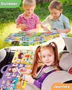 Reusable Sticker Book for Toddlers 2-4 Years, Stickers for Kids, Toddler Sticker Book Ages 1-3, Toddler Craft Activities, Toddlers Travel Toys Ages 2+ Boy Girl Birthday Gifts