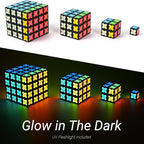 TOSY Magnet Cube 2x2 - 8 Blocks, 2 in 1 Toy: 2x2x2 Puzzle Cube and Customizable Infinity Cube, Glowing, UV Flashlight, Fidget/STEM/STEAM Magnet Tiles Birthday Gift for Kids/Teens/Adults, 2-Pack