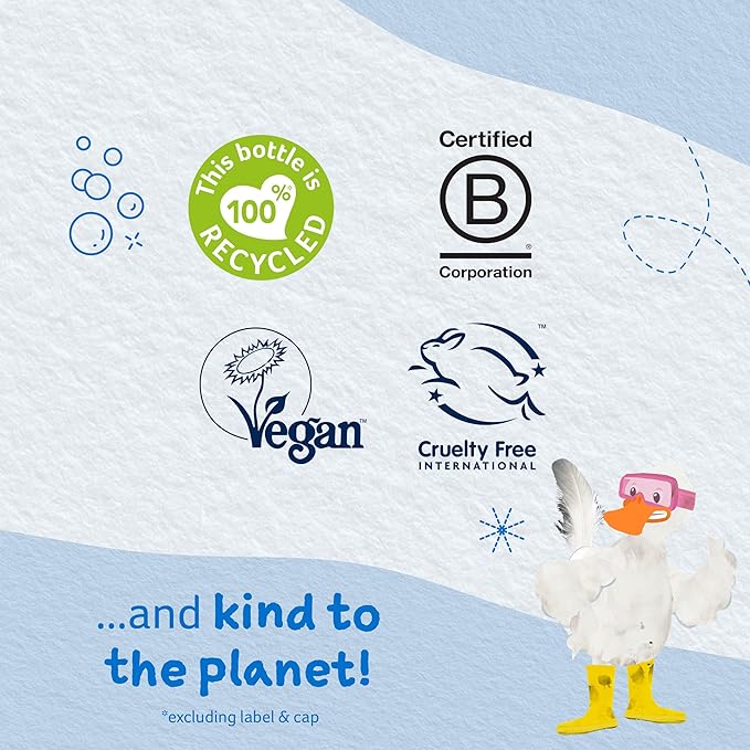 Childs Farm, Kids Bubble Bath for Dry, Sensitive Skin, Organic Tangerine, Gently Cleanses & Soothes, Vegan, Cruelty-Free, 8.4 fl oz