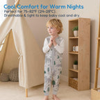 TotAha Toddler Sleep Sack with Legs, 0.5 TOG Light and Soft Baby Sleeping Bag, Walker Sleep Sack for Babies 12-24M, 2T-3T