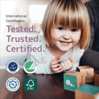 Bambo Nature Hypoallergenic Baby Diapers, Eco-Labelled Sustainable Diapers, Enhanced Leakage Protection, Totally Chlorine-free, Skin Friendly, and Super Absorbent - Size 3 (174 Count)