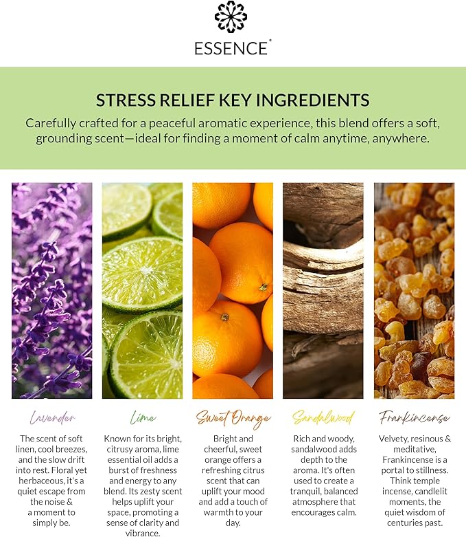 Essence Wearable Aromatherapy Nasal Diffuser – Stress Relief Essential Oil Nose Ring Refresh Kit – Personal Scent Clip for Travel, Work & Everyday Use – Made in USA