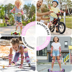 BOSONER Kids/Youth Knee Pad Elbow Pads for Roller Skates Cycling BMX Bike Skateboard Inline Rollerblading, Skating Skatings Scooter Riding Sports