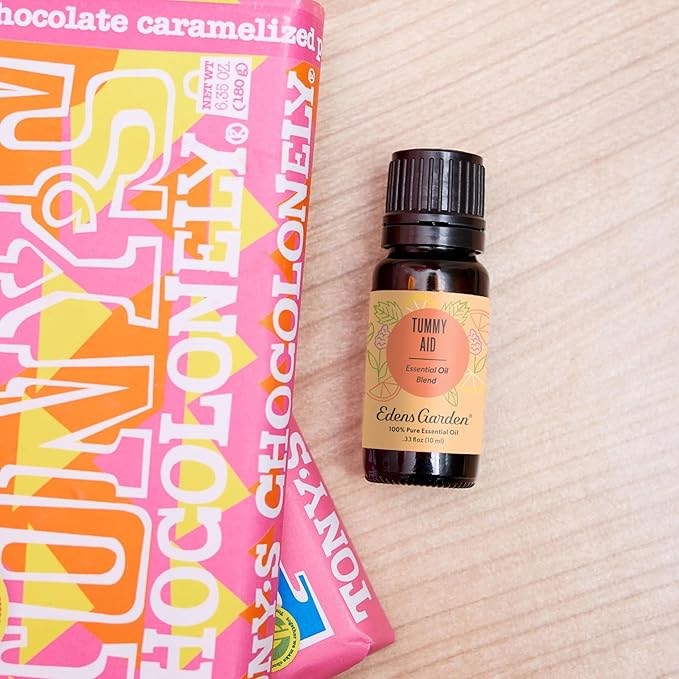 Edens Garden Tummy Aid Essential Oil Blend- 100% Pure Premium Grade, Undiluted, Natural, Therapeutic, Aromatherapy, The Best for Skin, Humidifiers, Kid Safe 30 ml (1 fl oz)