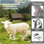 9PCS Realistic Farm Animal Toys for Toddlers, Educational Learning Plastic Farm Toy Animal Figure Set Playset Including Cow Sheep Pig Dog Figurines for Kid