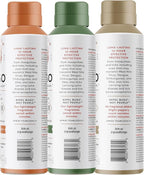 Insect Repellent Variety Pack, 12-Hour Mosquito & Tick Protection, Picaridin-Based, Water-Based, Lightweight, Quick-Drying, DEET Alternative, Face & Body Use, 3 Pack