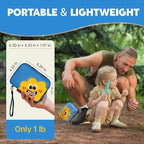 Stbernard Small First Aid Kit for Kids and Adults, Medical Kit with Digital Thermometer for Home, Travel, Hiking, Backpack, 6.3x4.33x1.97in, Blue