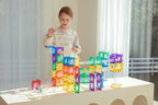 120PCS Premium MagneticTiles Marble Run, MagnetTiles, STEM AUTHENTICATED, Magnetic Blocks, Magnetic Building Blocks, Magnets for Kids, MagneticTile Toy, Boys Girls Age 3 4 5 6 7 8