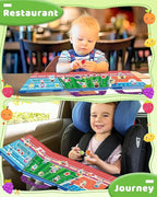 Benresive Reusable Sticker Book for Toddlers 2-4 Years, Fun Travel Stickers for Kids, Waterproof Sticker Books for Toddlers 1-3, Crafts Activities for Todddlers 1-3 2-4 3-5 - Sports