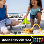 Stomp Rocket Stunt Airplane Refill - Looper Plane Launcher for Kids - Airplane Soars Over 100 Feet - Fun Outdoor Toys & Gift for Boys or Girls