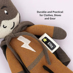 Personalized Name Labels for Kids (120) – Custom Waterproof & Durable Stickers for Clothing, Daycare, Office & School Supplies - Space