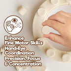 Taksa Toys Arch-Kid-Tech Roman Theater STEM Building Blocks Kit - 54-Piece Premium Educational Set for Kids Ages 7-10+ Years - Indoor Architectural Construction Games - Montessori Learning Toys