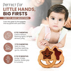 Wooden Toy for 6–12 Month Old Baby | Montessori Rattle | Toys for Baby Boy & Girl