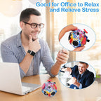 Mini Fidget Toys, Colorful Idea Fidget Dodecagon Toys for Adults and Children Help Relief Stress,Anxiety,ADHD,Autism,Promotes Focus and Relaxing (Colorful Fireworks Patterns)
