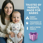 Love By Emi Baby Music Lovey White Tiger, Baby Sleep Soother for Crib & Cuddle Bedtime, White Noise with a Heartbeat & Lullaby, Plush Sound Machine Toy, Stuffed Animal for Newborns, Infants & Toddlers