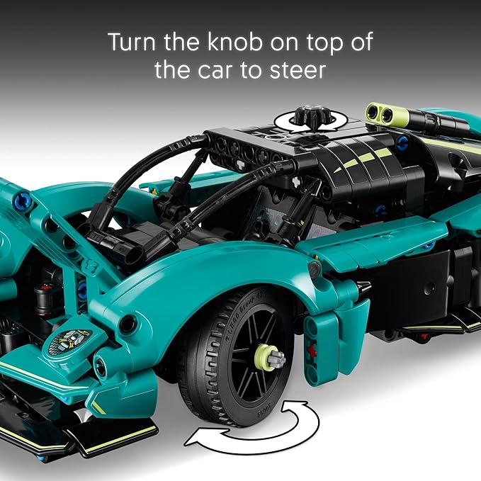 LEGO Technic Aston Martin Valkyrie Toy Car - Kids Model Kit Toy for Boys and Girls, Ages 9+ - Vehicle Building Set for Pretend Play & STEM Learning - Sports Car Gift Idea for Birthdays - 42208