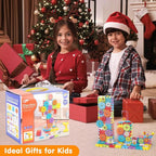 Building Toys, 234 Pieces Upgrade Gear Building Blocks Set Kids Tool Set with Electric Drill, Construction Toys STEM Kits for Kids Age 3+