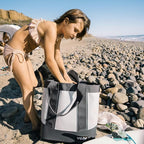 Veer Tote | All-Purpose Beach, Trail and Sideline Tote Bag with Internal Water-Resistant Compartment | Durable, Waterproof, 100 lbs. Capacity