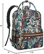 Diaper Bag Backpack Tote for Women Large Capacity, Baby Bag with Insulated Pockets Multifunctional Diaper Bags For Baby Girl Boy Waterproof Baby Bags For Boys Girls Mama Maternity Bag Colorful Leaves