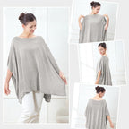 Nursing Cover for Breastfeeding – Privacy Breast Feeding Covers for Women – Soft Lyocell Fabric, Lightweight & Breathable – Multi-Use Scarf, Shawl, Baby Blanket – One Size – with Laundry Bag