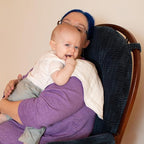 Green Sprouts Organic Cotton Muslin Burp Cloths, Adult Use Only, Hypoallergenic, Standard 100 by Oeko-TEX® Certified, Tested for Hormones, Large