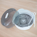 Dr. Brown's Microwave Steam Sterilizer for Baby Bottles, Nipples, Bottle Parts, Pacifiers, Teethers and Breast Pump Parts