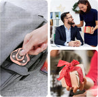 EDC Metal Fidget Slider Toys- Stress Relief EDC Fidget Slider Casual Metal Adult's Hand Toys Office Desk Toys Gifts Stress Toys for Adults(TR)