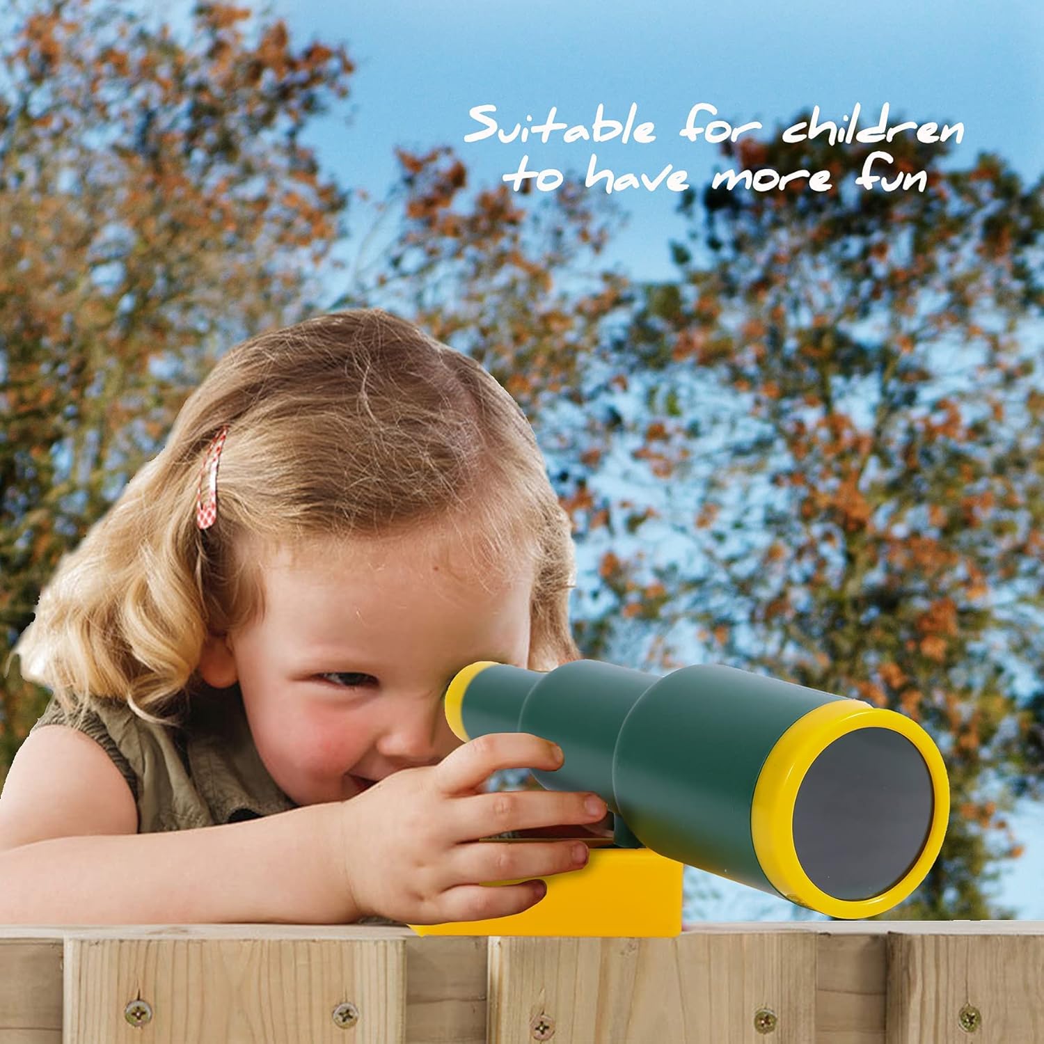 RedSwing Playground Accessories for Kids, Play Set Attachments with Pirate Ship Wheel and Telescope for Outdoor Backyard, Swing Set Replacement for Treehouse, Easy to Set Up