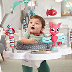 Portable Baby Activity Center Play Center 7-18 Months and Developmental Toys 7-18 Months,Pink