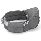 SUNVENO Baby Hip Carrier with Hip Seat, CPC-Certified, Ergonomic Infant Carrier for Newborns & Toddlers up to 45 lbs, Adjustable Waistband, Multiple Pockets, All-Season, Grey