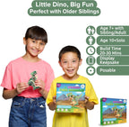 Little Jupiter DIY Wooden Kit with Stickers - Dinosaur Toys for Kids for 7-12 Yrs - Dinosaur Toy Woodworking Kits - Wood Crafts - Kids Building Kit - Wooden Crafts (T-Rex)