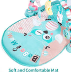 TEMI Baby Gym Toys & Activity Play Mat, Kick and Play Piano Gym Center with Music and Lights, Electronic Learning Toys for Infants, Toddlers, Newborn, Girls and Boys Ages 1 to 36 Months