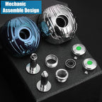 Boost Luminous Fidget Spinner Ball for Kids Adults, Glow in The Dark Kinetic Spinning Desk Toy Ball, Fidget Toys Ball for Anti Anxiety, Unique Gift PrizesToys for Christmas Birthday (Blue)