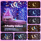 【GIFTS PACKAGE】Unicorn Gifts for Girls NightLight 15 Films+10 Music Soothing Sounds Machine Baby Night Light Projector, LED Star Lights for Ceiling Decor, Kawaii Unicorns Noise Machine for Girls Gifts