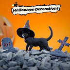 Toymany 8PCS Realistic Cat Figurines, Educational Cat Figures Toy Set, Kitten Halloween Cake Topper Christmas Birthday Gift for Kids Boys Girls Children