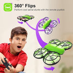 Kids Drone with Camera – Mini Rc Toy for Boys, Beginners, Birthday Gifts for Boys and Beginners,Quadcopter Light Toy With 2 Batteries,Rc Drone Indoor Small Helicopter,Altitude Hold