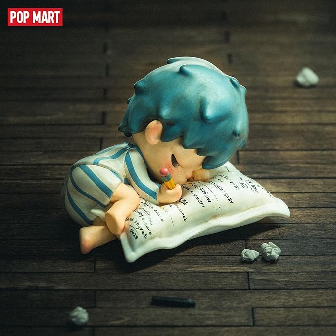 POP MART Hirono Mime Series Figures, 12PCs Hirono Blind Box Figures, Random Design Action Figures Collectible Toys Home Decorations, Holiday Birthday Gifts for Girls and Boys, Whoel Set