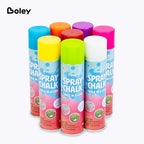 Boley Spray Chalk - 8 Pack Washable Sidewalk Chalk Spray Paint, 7 oz Each, Safe & Non-Toxic, Vibrant Colors for Outdoor Fun, Chalk for Asphalt, Grass, Snow, Sand, Concrete - Ages 14+