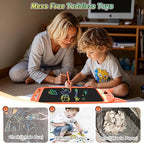 LCD Writing Tablet 10 Inch, Doodle Board Toy, Cute Fox Drawing Pad for Kids Ages 2-6 - Educational Gift for Christmas & Birthday (Fox)