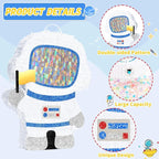 WERNNSAI Astronaut Piñata - Space Party Decorations Space Piñata Bundle with Blindfold and Bat Boy Birthday Decorations for Kids Family Birthday Games Supplies