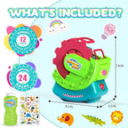Bubble Machine for Toddlers Kids & Pets, with 8oz Safe Solution, Extra Large & Bubbles in Bubble Maker, Children & Pets Dog Toys Gift, Indoor/Outdoor Birthday Wedding Party Bubble Blower