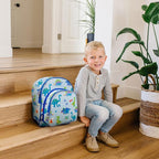 Wildkin 12-inch Kids Backpack – Padded, Adjustable, Ideal for Daycare & Travel - Dinosaur Land