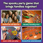 Skelegrams by Uzzle Games – Spell Words with Bone Pieces in This Fast, Cooperative Party Game for Families - Ages 8+, Spelling & Word Game for 3–6 Players