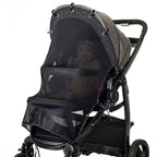 Stroller Sun Shade - Universal UV Protection Cover for Strollers Sunshade with See Through, Clip-On Sun Blocker, Sun Shield for Baby, Breathable Adjustable Fit, Full Coverage, X-Large