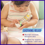 California Baby Calendula Cream (Unscented) | 100% Plant-Based Moisturizer | Soothing Unscented Baby Lotion | Hypoallergenic Lotion | 1.8 oz / 51g