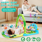 UMIKU Baby Play Mat Baby Toys Tummy Time Mat Activity Center for Newborn Infant Piano Tummy Time Music & Light Infant Boy Girl Gifts for Babies Toys 0-3 3-6 6-12 Months, Dinosaur Style