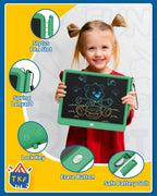 TEKFUN LCD Writing Tablet for Kids, 12inch Large Doodle Board Erasable Drawing Board, Zero Mess Coloring Travel Car Trip Toys for Toddler, Kids Birthday for Age 3-10 Boys & Girls