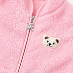 Baby Boys Girls Fleece Vest Zip Up Cute Bear Jackets Fuzzy Fall Winter Warm Clothes Newborn Outwear for Toddler Infant